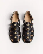 Valentino Vlogo Signature Calfskin Fisherman Sandal 20Mm - Image 5